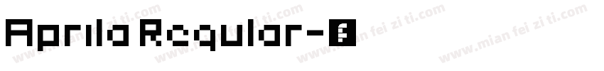 Aprila Regular字体转换